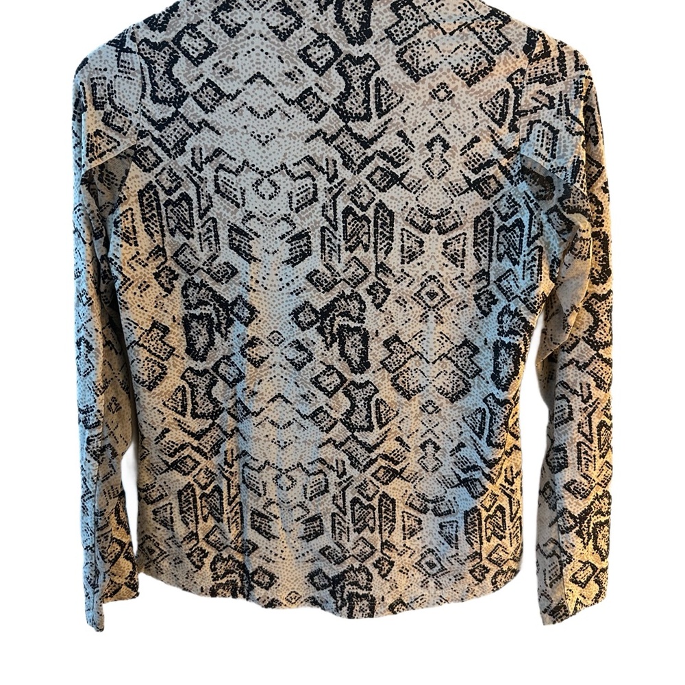 IBKUL Monochrome Patterned Top - Picture 2 of 6